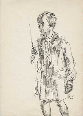 Урманче Баки Идрисович. Портрет пионерки